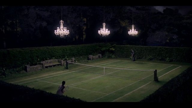 Video Reference: Sport venue, Tennis court, Light, Stadium, Lighting, Grass, Sky, Tennis, Night, Arena