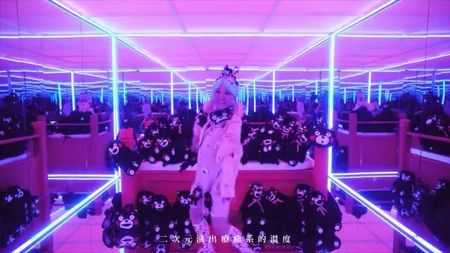 Video Reference: purple, entertainment, function hall, stage, light, structure, magenta, lighting, disco, event