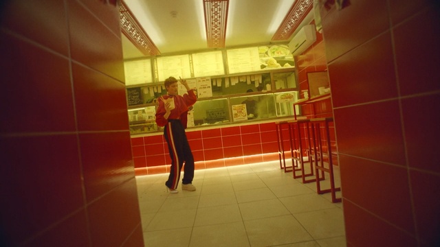 Video Reference: red, room, light, snapshot, wall, photography, lighting, flooring, fun, floor