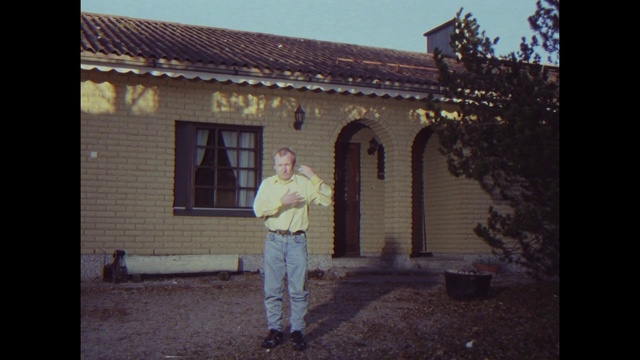 Video Reference: Photograph, Property, House, Home, Standing, Wall, Real estate, Window, Building, Roof