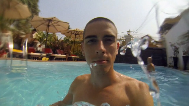 Video Reference: Swimming pool, Fun, Barechested, Leisure, Water, Leisure centre, Vacation, Recreation, Chest, Summer