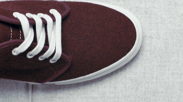 Video Reference: Footwear, Maroon, Brown, Shoe, Skate shoe, Plimsoll shoe, Font, Carmine, Sneakers, Athletic shoe, Person