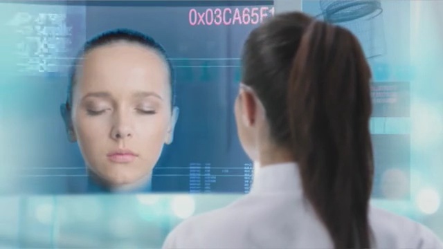Video Reference: Face, Forehead, Skin, Nose, Cheek, Chin, Head, Eyebrow, Jaw, Eyelash, Person, Woman, Indoor, Looking, Front, Standing, Holding, Window, Young, Shirt, Man, Posing, Table, Mirror, White, Glass, Wine, Room, Glasses, People, Red, Plate, Human face, Screenshot, Clothing, Girl, Staring