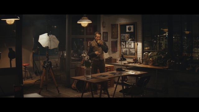 Video Reference: Darkness, Photography, Room, Table, Still life photography, Furniture, Scene, Art, Person