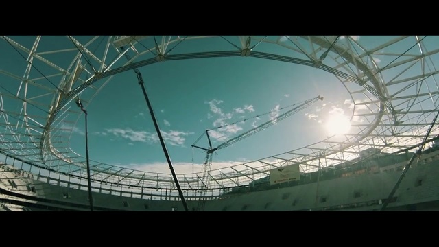 Video Reference: Stadium, Sport venue, Daylighting, Water, Architecture, Photography, Sky, Fixed link, World, Circle