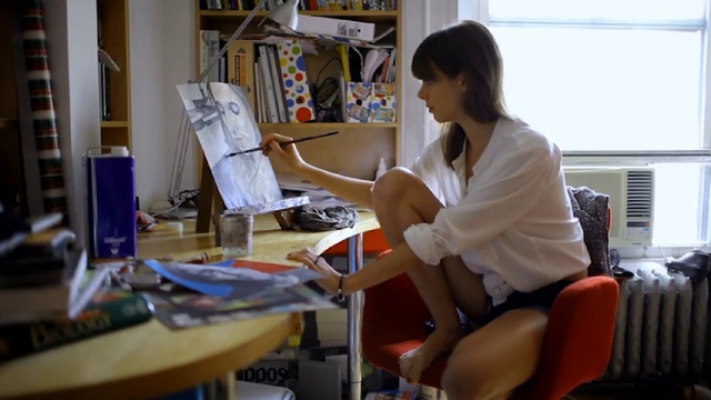 Video Reference: Desk, Room, Sitting, Job, Learning, Furniture