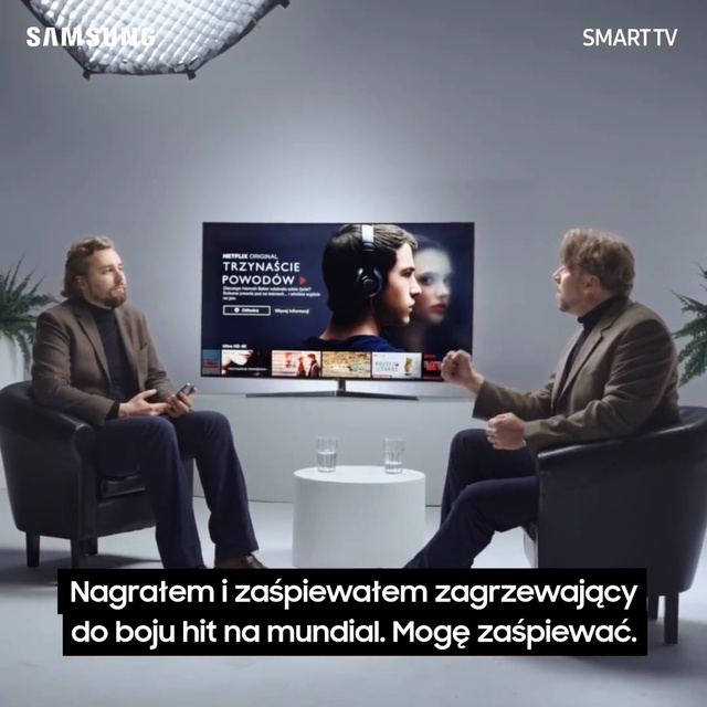 Video Reference: Room, Conversation, Design, Furniture, Luxury vehicle, Advertising, Media, Interior design, Adaptation, Photography, Person