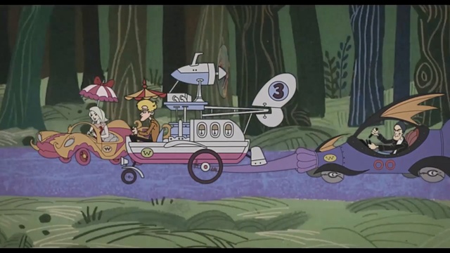 Video Reference: Cartoon, Illustration, Animated cartoon, Art, Fiction, Animation, Organism, Visual arts, Vehicle, Fictional character, Covered, Photo, Bed, Table, Computer, Many, Old, Room, Bedroom, Painted, Field, Laying, Group, Man, Parked, Text