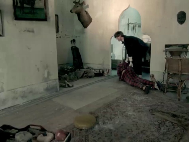 Video Reference: Floor, Flooring, Room, Temple, Art, Person