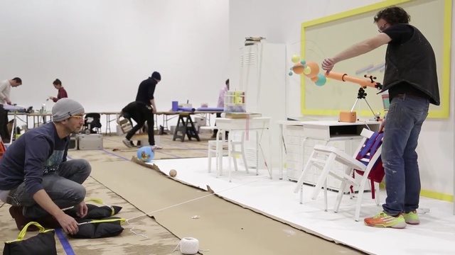 Video Reference: Room, Floor, Performance, Performance art, Visual arts, Flooring, Training, Art, Person