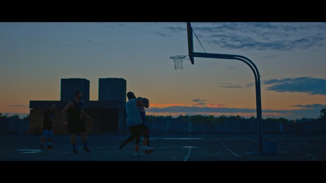 Video Reference: Basketball court, Sky, Basketball, Streetball, Cloud, Evening, Photography, Dusk, Sport venue, Street light