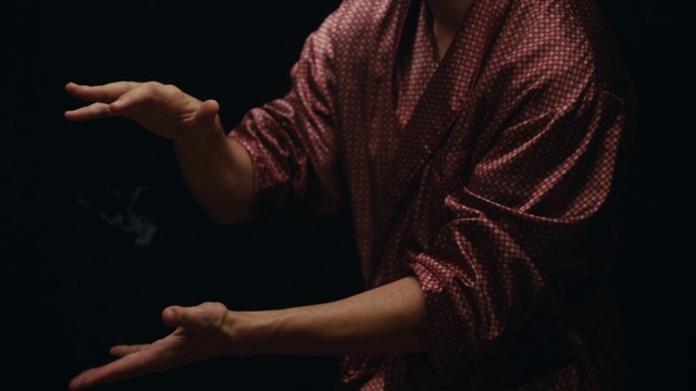 Video Reference: Hand, Arm, Human body, Flesh, Performance, Finger, Darkness, Elbow