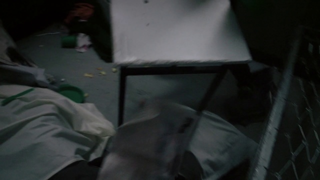 Video Reference: Black, Darkness, Human, Leg, Mouth, Room, Photography, Space, Fictional character, Midnight