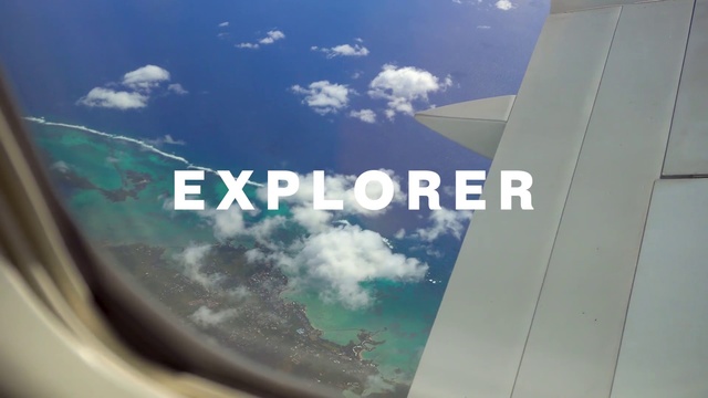 Video Reference: Sky, Air travel, Cloud, Daytime, Atmosphere, Font, Wing, Meteorological phenomenon, Airline, Photography