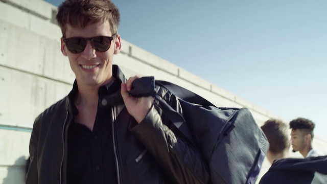 Video Reference: Eyewear, Sunglasses, Photograph, Cool, Glasses, Jacket, Snapshot, Gentleman, Vision care, Fun, Person