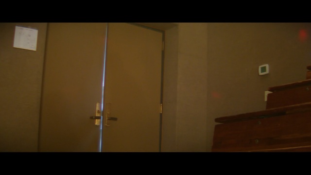 Video Reference: black, wall, light, darkness, lighting, wood, atmosphere, line, light fixture, floor