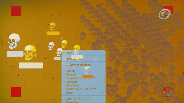 Video Reference: yellow, text, orange, games, font, art, screenshot, design, graphic design, computer wallpaper, Person
