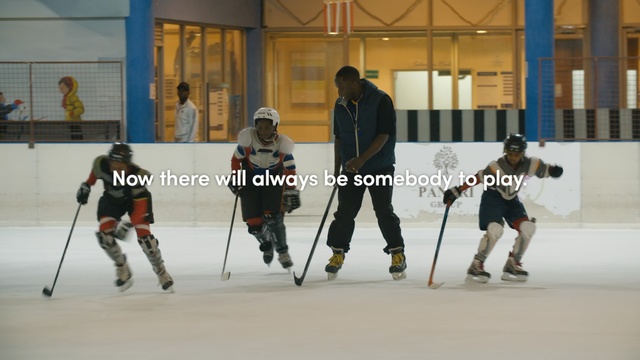 Video Reference: Ice hockey, Ice rink, Hockey, Sports, Team sport, Bandy, Stick and Ball Games, Skating, Sports equipment, Tournament, Person