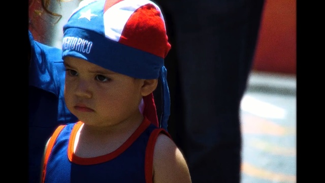 Video Reference: Blue, Cap, Child, Swim cap, Headgear, Fun, Toddler, Electric blue, Beanie, Vacation, Person