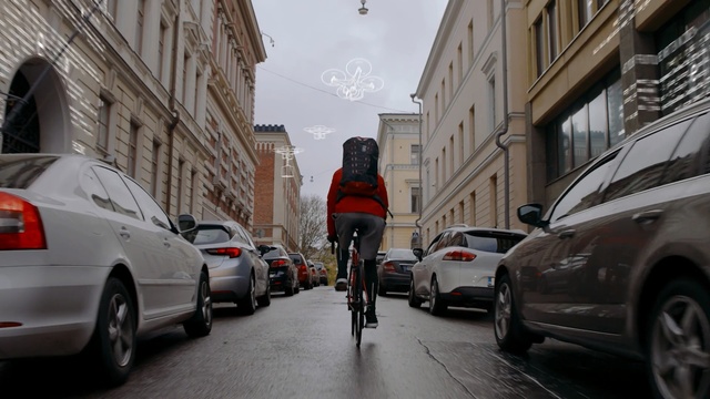 Video Reference: Street, Lane, Vehicle, Luxury vehicle, Urban area, Road, Car, Mode of transport, Infrastructure, Pedestrian, Person