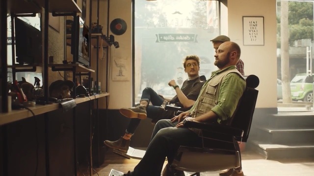Video Reference: Sitting, Conversation, Room, Barber, Hairdresser, Furniture