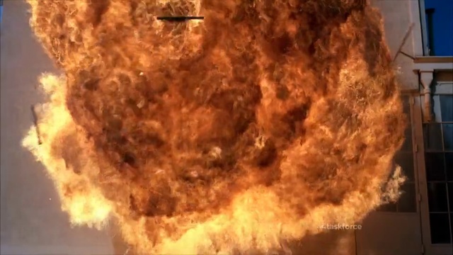 Video Reference: Flame, Orange, Explosion, Fire, Heat, Space, Geological phenomenon, Smoke, Rock