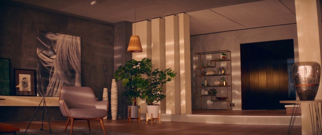 Video Reference: Interior design, Room, Living room, Floor, Furniture, Ceiling, Property, Wall, Lighting, Building