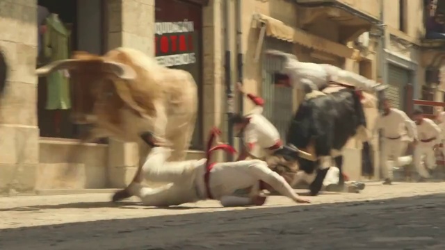 Video Reference: Mode of transport, Goats, Bovine, Goat, Snout, Cow-goat family, Herd, Bull, Tradition, Street