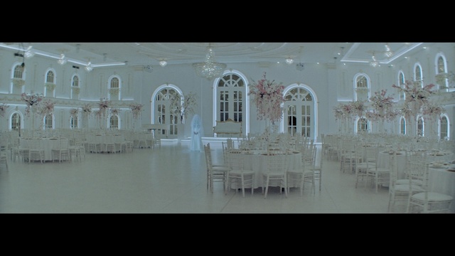 Video Reference: architecture, tourist attraction, structure, function hall, arch, symmetry, aisle, religion, daylighting, window, Person