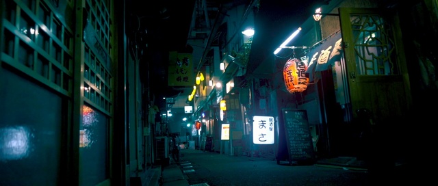 Video Reference: night, alley, darkness, light, lighting, street, metropolis, neon, city, light fixture