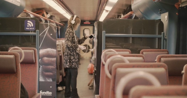 Video Reference: passenger, vehicle, public transport, aircraft cabin, Person