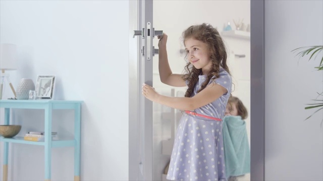 Video Reference: Shoulder, Arm, Room, Textile, Photography, Door, Window, Curtain