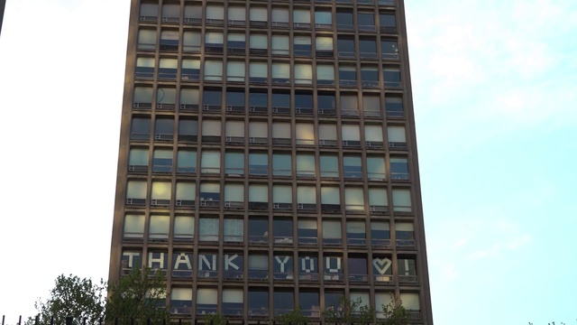 Video Reference: Building, Architecture, Condominium, Commercial building, Tower block, Metropolitan area, Property, Human settlement, Facade, Apartment