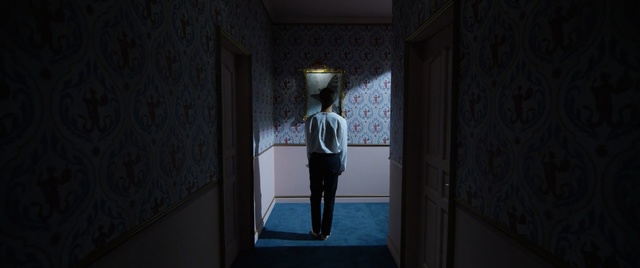 Video Reference: darkness, light, wall, lighting, window, night, shadow, midnight, angle, screenshot, Person