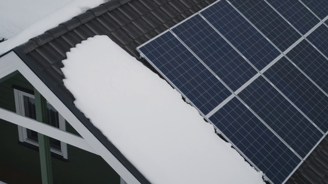 Video Reference: Solar panel, Roof, Solar power, Technology, Solar energy, Line, Sky, Architecture, Material property, Electronic device