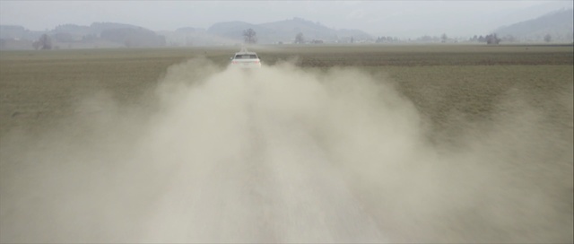Video Reference: dust, fog, mist, ecoregion, sky, water resources, road, landscape, field