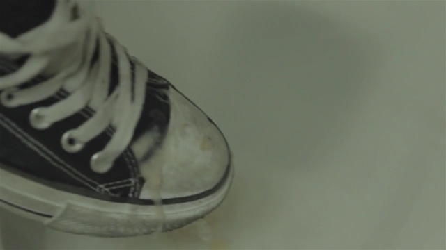 Video Reference: White, Footwear, Black, Shoe, Skate shoe, Plimsoll shoe, Black-and-white, Sneakers, Athletic shoe, Monochrome