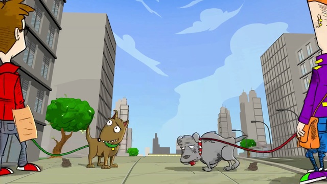 Video Reference: Cartoon, Illustration, Games, Animation, City, Fictional character, Fiction, Urban design, Working animal, Building
