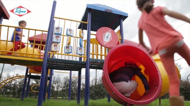 Video Reference: playground, public space, outdoor play equipment, play, leisure, recreation, fun, chute, playground slide, product