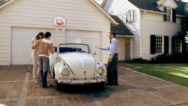 Video Reference: car, vehicle, motor vehicle, automotive design, classic, garage, house, vintage car, automotive exterior, mid size car