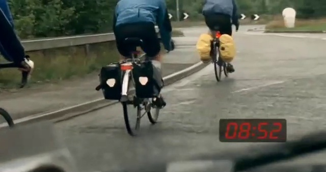 Video Reference: Land vehicle, Bicycle, Vehicle, Recumbent bicycle, Mode of transport, Sports equipment, Cycling, Bicycle accessory, Road bicycle, Recreation