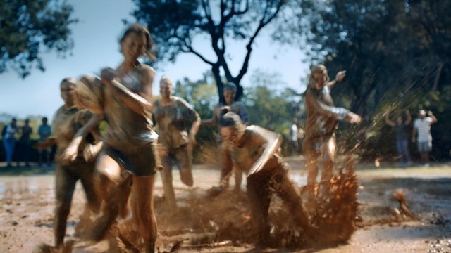 Video Reference: tree, mud, recreation, Person