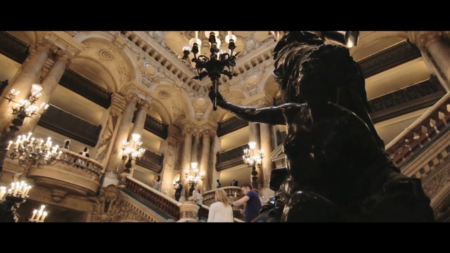 Video Reference: tourist attraction, light, lighting, light fixture, darkness, chandelier, building, ceiling, arch