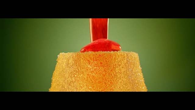 Video Reference: Yellow, Food, Frozen dessert, Sweetness, Dessert, Cuisine, Colorfulness