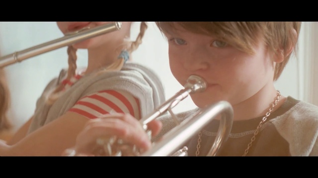 Video Reference: Child, Nose, Mouth, Lip, Brass instrument, Musical instrument, Toddler