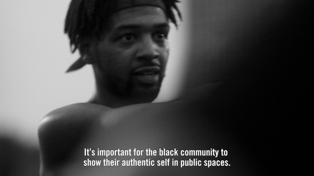 Video Reference: Face, Hairstyle, Chin, Black-and-white, Human, Shoulder, Photography, Monochrome photography, Muscle, Neck