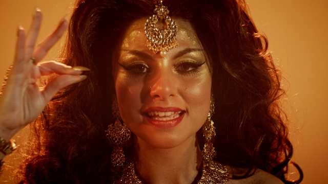 Video Reference: Hair, Face, Eyebrow, Beauty, Lady, Forehead, Close-up, Temple, Smile, Black hair