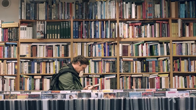 Video Reference: library, public library, bookselling, bookcase, antiquarian, building, shelving, librarian, inventory, book