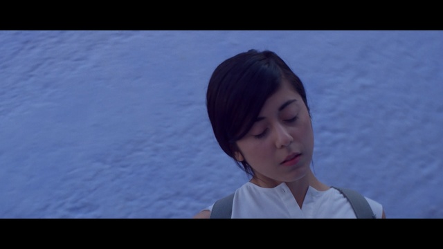 Video Reference: blue, face, facial expression, person, human hair color, sky, beauty, nose, smile, lady