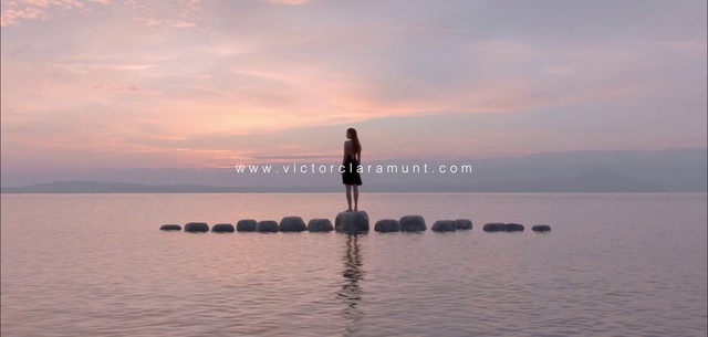 Video Reference: Sky, Horizon, Sea, Calm, Evening, Reflection, Ocean, Shore, Sunset, Coast